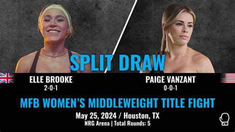 Brooke, VanZant Draw at X Series 15